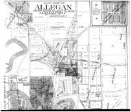 Allegan - East - Above, Allegan County 1913